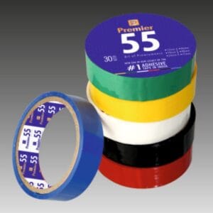PREMIER COLOUR CELLO TAPE 55 MICRON 12,18,24,36,48,72mm